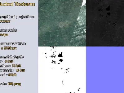 Shaoyang China City Landscape 3D Model 3D model