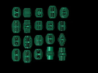 ring gold Jewelery 3D print model 3D print model purchase