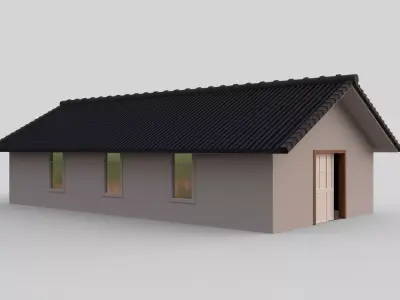 Modern Garden Shed Backyard Studio - MorisonDesign 3D model