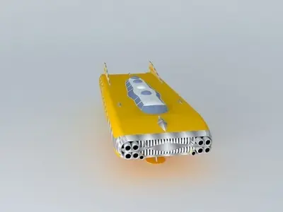ARGO ASTRONAUTIX space cadillac 3D model