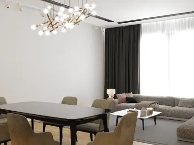 hotel interior 3D model