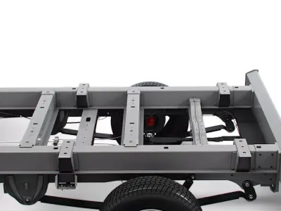 Peugeot Boxer Chassis DoubleCab L3 2026 3D model