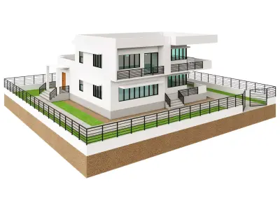 Modern House 4 3D model