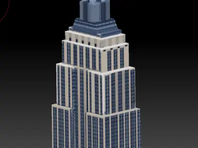 Empire State 3D Print Model Free 3D print model