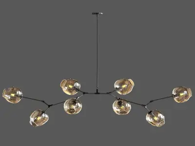 Branching Bubble Pendant 3D model