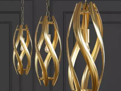 Trephine Small Pendant 3D model