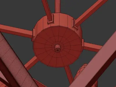CUBIST Chandelier 3D model
