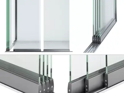 sliding door-05 3D model