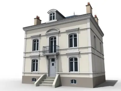 Typical Paris house 3D model