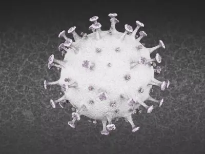 Coronavirus V5 - White Surface 3D model