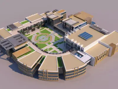 0203 - Modern Building 3D model