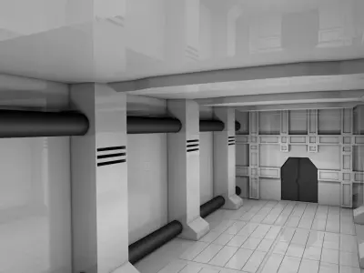 Hallway Interior 3D model