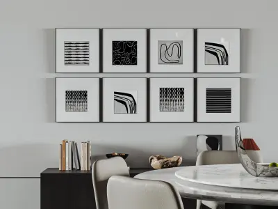 apartment interior scenes    3D model 22