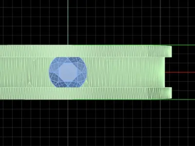 Jewelry ring 363 Free 3D print model