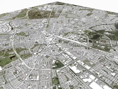 Cityscape Eindhoven Netherlands 3D model