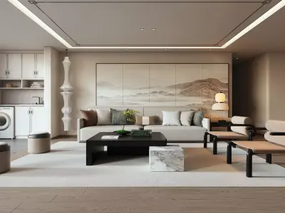 new chinese style 3D model