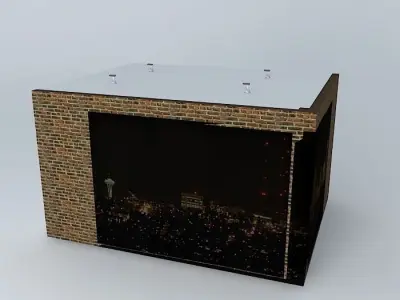 Smart Furniture Home Office using THORN light fittings Free 3D model