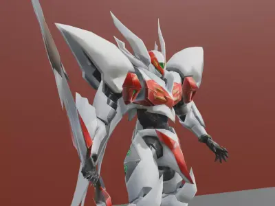tekkaman blade 3D model
