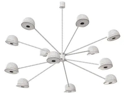 Charlton Ceiling Lamp by Mezzo Collection 3D model