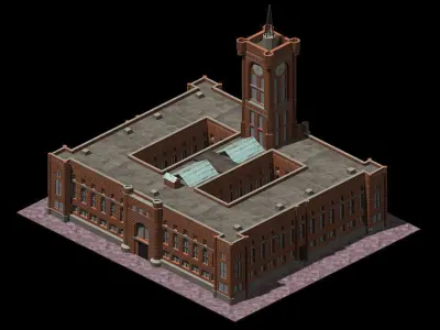 Different dimension - architecture 09 3D model