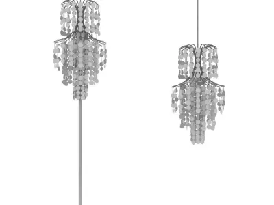 Shell Chandelier 3D model