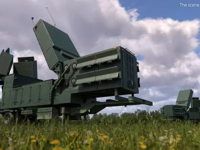  Field Radar Unit Dark Green Dusty Rigged 