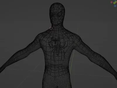 Raimiverse Spider-Man 2 with SM3 Black Suit Variant 3D model