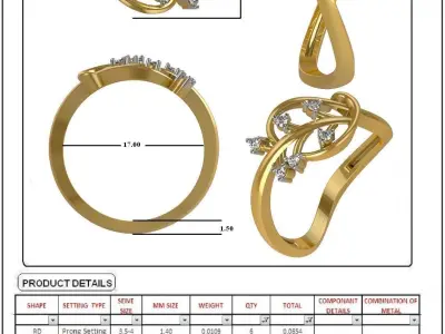 Light weight rings  3D print model