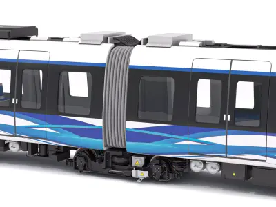 Hitachi Rail Driverless Metro Thessalonikis 3D model