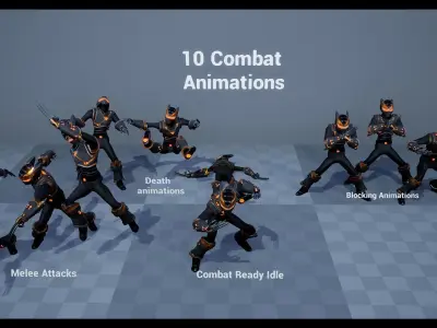 Renegade - Android Pack 2 Low-poly 3D model