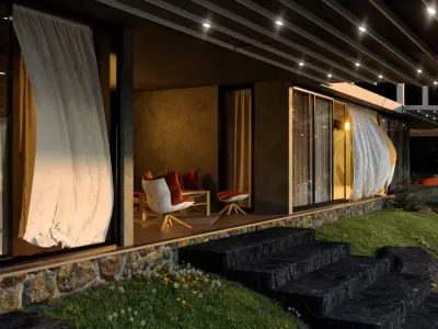 Forest House 3D model