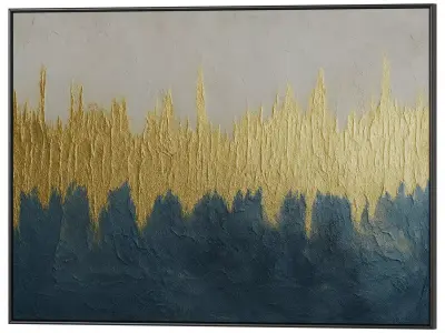 Set of 3 Abstract Paintings in Frames 3D model 50
