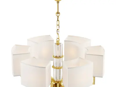 Maytoni Metropolitan H015PL-06G chandelier 3D model