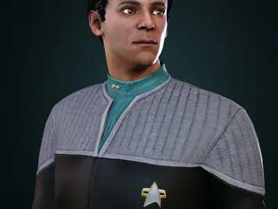 DS 9 Julian Bashir For G8M 3D model