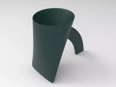 Lapis Vase Low-poly 3D model