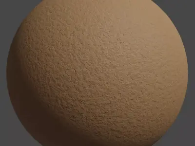 Ledder procedural material Free 3D model