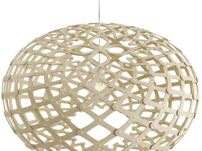 David Trubridge Kina Pendant Light 3D model