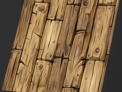  Stylized Wood Seamless Texture  Texture