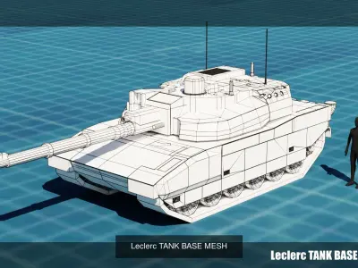 TANKS BASE MESH VOL 3 3D Model Pack