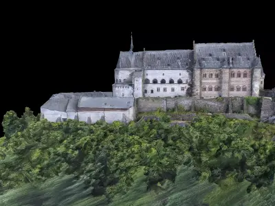 Vianden Castle 3D model