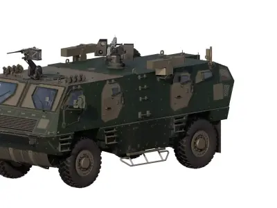 Armoured personnel carrier 3D model