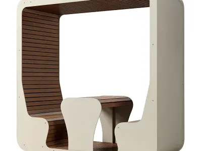 Outdoor gazebo  3D model