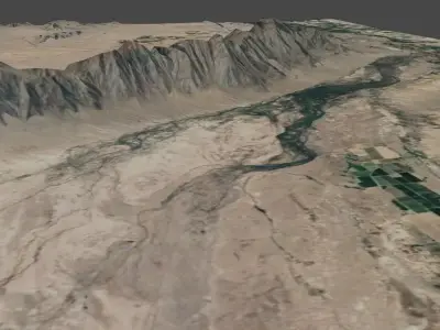 Esstrella Mountains  3D model