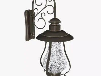 Wall street lamp 3D 3D model