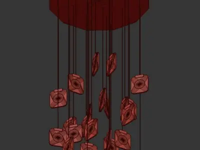 Golden Cloud 3D model