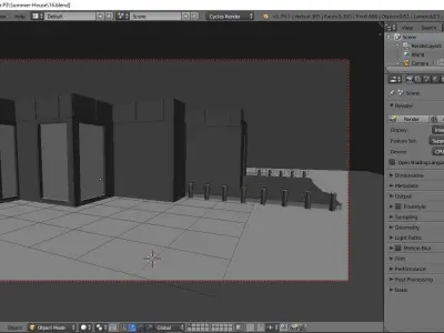 Summer house 3D model