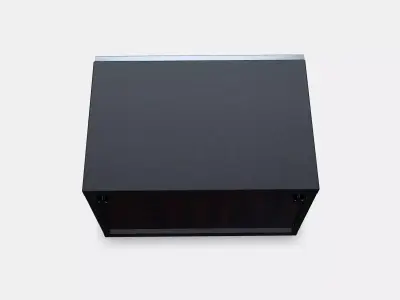 BESTA Shelf unit with glass door 7 Low-poly 3D model