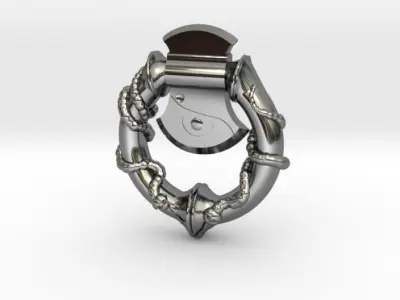 Gothic Door Knocker 3D print model