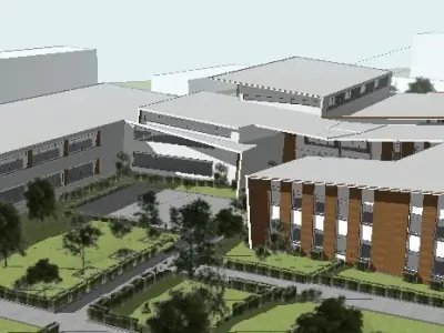 Sketchup School and University S2 3D model