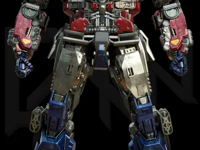 Transformers Optimus Prime Bumblebee Movie ver 3D model